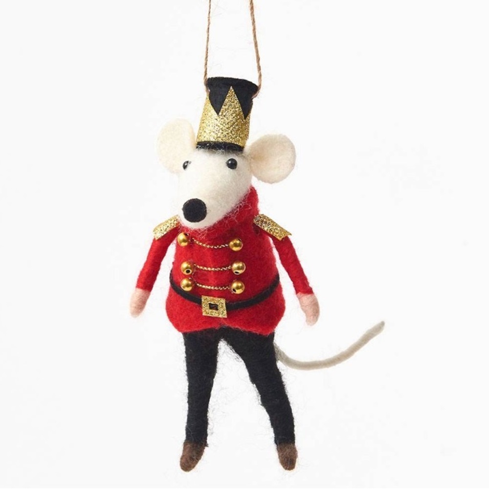 Anthropologie Mouse Soldier Christmas Tree Ornament